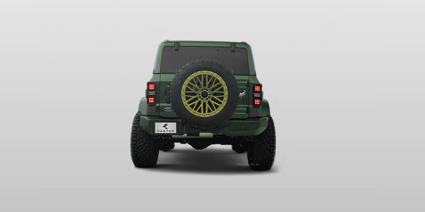 Ford-Bronco-Green-Convertible-exterior-rear-view